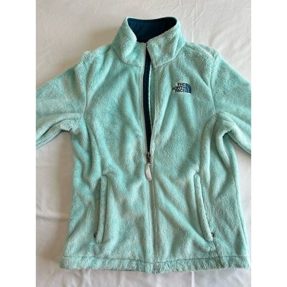 The North Face Women's Osito Fleece Full Zip Jacket Aqua Blue Size Small - Picture 7 of 15